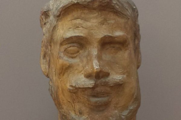 Сергей Конёнков. Молодой слепой, 1910. Дерево, 49х26х27 см. Государственная Третьяковская галерея, Москва