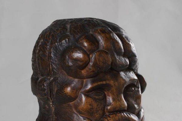 Сергей Конёнков. Василий Буслаев, 1913. Дерево, 38х24х27 см. Пермская государственная художественная галерея