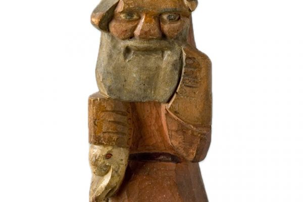 Сергей Конёнков. Лесовичок, 1923. Дерево, раскраска, высота 22 см. Коллекция Романа Бабичева, Москва