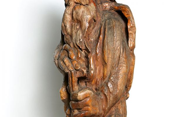 Сергей Конёнков. Лесовик, 1926. Дерево тонированное, 61х20х17 см. Киргизский национальный музей изобразительных искусств имени Гапара Айтиева, Бишкек