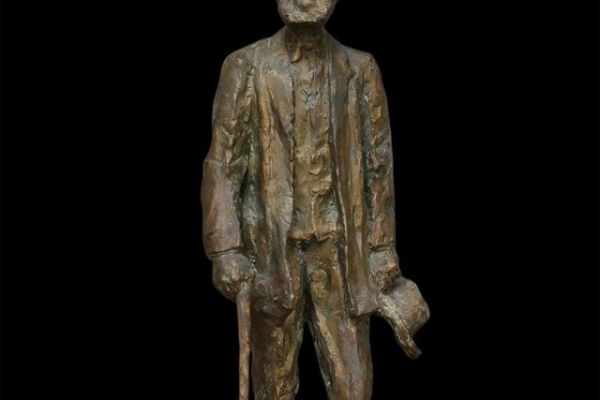 Сергей Конёнков. Академик И.П. Павлов, 1930. Гипс тонированный, 36х15х8 см. Мемориальный музей Творческая мастерская С.Т. Конёнкова, Москва