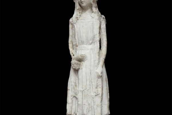 Сергей Конёнков. Девочка из Плимута, 1925. Гипс, 39х11х11 см. Мемориальный музей ''Творческая мастерская С.Т. Конёнкова'', Москва