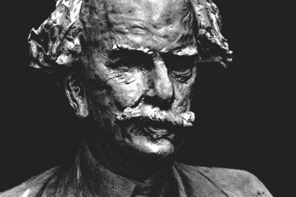 Сергей Конёнков. Портрет профессора Колумбийского университета Дюбуа, 1937. Гипс. США