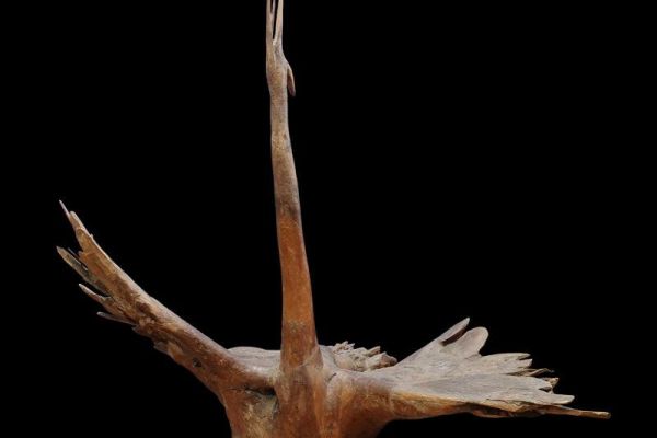 Сергей Конёнков. Журавль (стул), 1958. Дерево, 166х140х215 см. Мемориальный музей ''Творческая мастерская С.Т. Конёнкова'', Москва