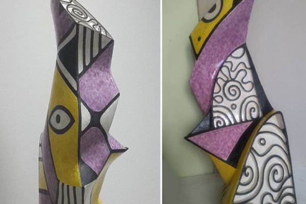 Елена Постникова.  ''Мираж'', 2020. Керамика, высота 85 см. Фото из архива Елены Постниковой