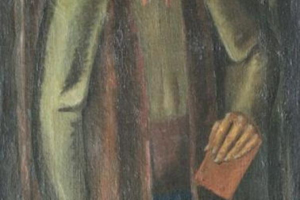 Сергей Кольцов. Французский рабочий-каменщик, 1930. Холст, масло, 71х35 см. Иркутский областной художественный музей имени В.П. Сукачева