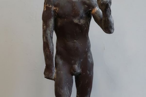 Александр Матвеев. Старик, 1930. Этюд к проекту памятника Д.И. Менделееву. Гипс. Мемориальная мастерская А.Т. Матвеева, Москва