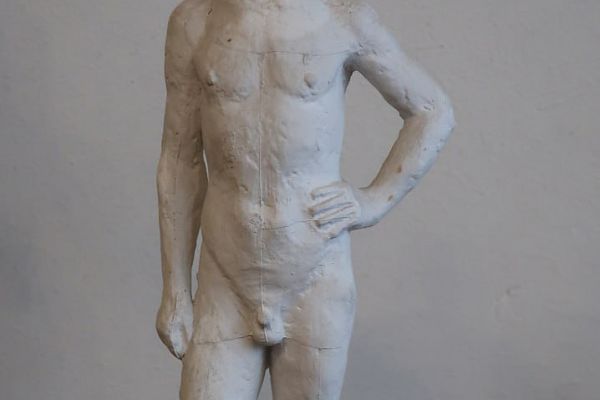 Александр Матвеев. Китаец. Этюд обнаженной фигуры для памятника писателю Максиму Горькому. Мемориальная мастерская А.Т. Матвеева, Москва