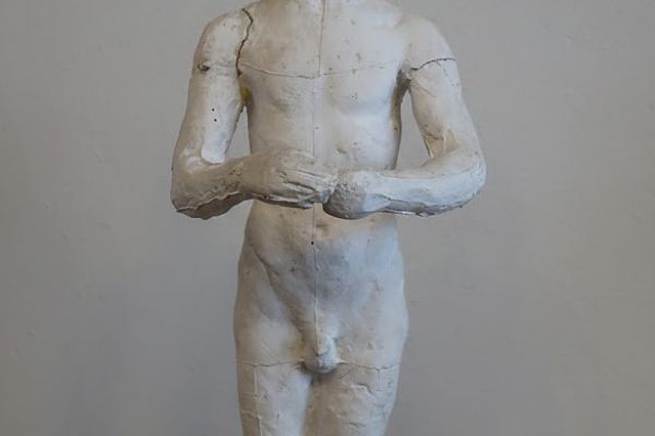 Александр Матвеев. Стоящий китаец (с чашечкой в руках), 1938. Гипс. Мемориальная музей-мастерская А.Т. Матвеева, Москва