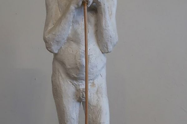 Александр Матвеев. Старик, 1942. Этюд к памятнику Алишеру Навои. Гипс. Мемориальная мастерская А.Т. Матвеева, Москва