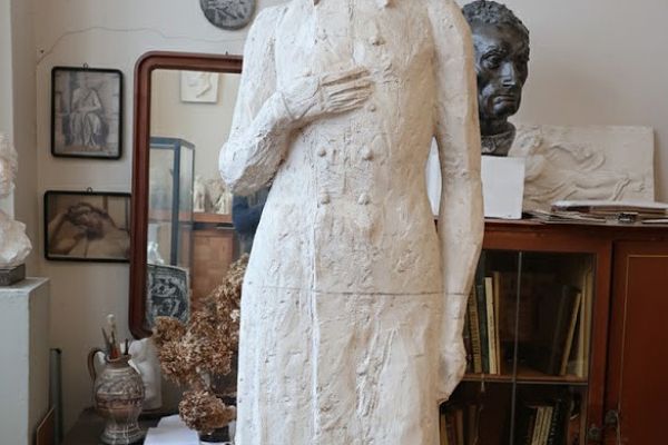 Александр Матвеев. А.С. Пушкин, 1948-1960. Гипс. Мемориальная мастерская А.Т. Матвеева, Москва. Фото А.А. Белашова