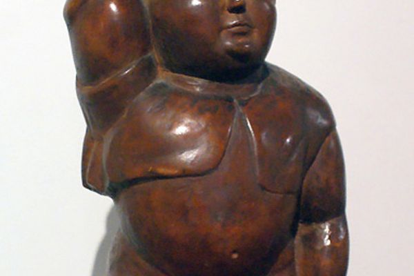 Беатриса Сандомирская. Всегда готов!, 1929. Дерево тонированное, 55х26х19 см. Государственный Русский музей, С.-Петербург