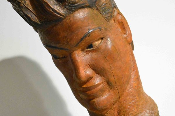 Беатриса Сандомирская. Житель планеты Юпитер, 1962. Дерево тонированное, металл, 69,5х37,5х50 см. Мордовский республиканский музей изобразительных искусств имени С.Д. Эрьзи, Саранск