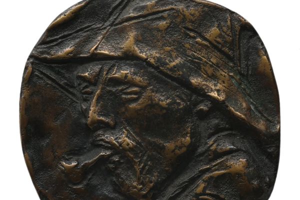 Владимир Похалецкий. Ван Гог, 1973. Памятная медаль к 120-летию со дня рождения художника. Бронза, диаметр 10 см