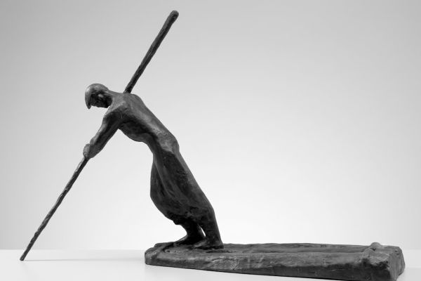 Юрий Чернов. Плотогон, 1963. Алюминий, 32х76х71 см. На 1988 год - собственность А.Л. Чернова, Москва