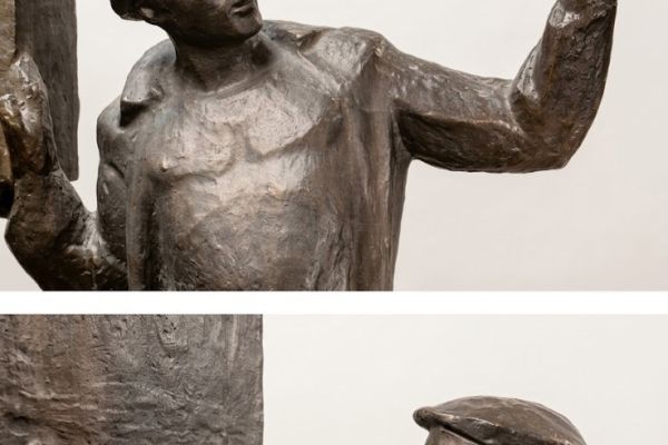 Юрий Чернов. В мурманском порту (фрагменты), 1961. Бронза, 138х122х46 см. Государственная Третьяковская галерея, Москва