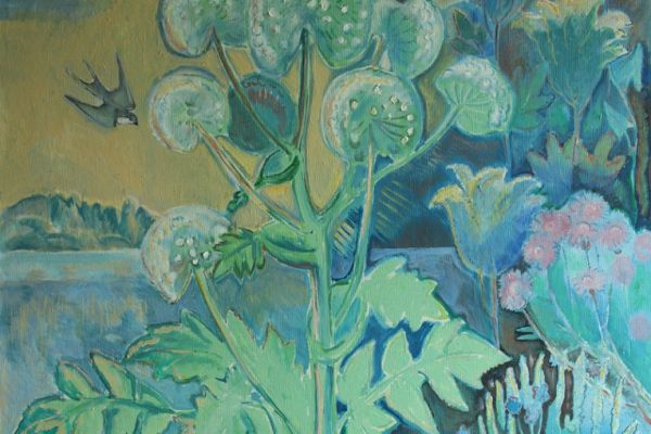 Александр Белашов. Июль. Борщевик, 1999. Холст, масло. Фото из архива А.А. Белашова