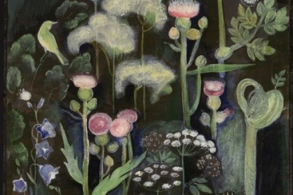 Александр Белашов. Мокрый лес, 2004 (?). Холст, масло, 81,5х61,5 (с рамой). Государственный биологический музей имени К.А. Тимирязева