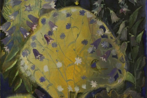 Александр Белашов. Июнь. Варакушка, 1992. Холст, масло. Фото из архива А.А. Белашова