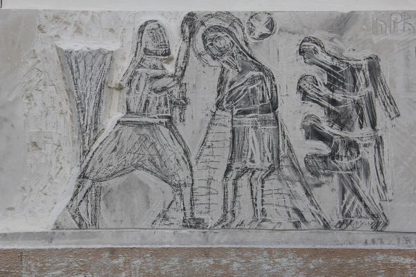 Анатолий Комелин. Крещение. Рисунок на камне, 2005-2023. Фото из архива А. Комелина