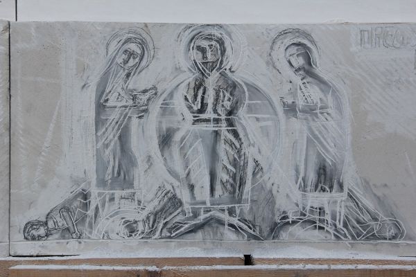 Анатолий Комелин. Преображение. Рисунок на камне, 2005-2023. Фото из архива А. Комелина